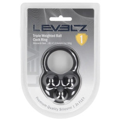 Levelz Cockring Tri Weight 35 mm - Poids 190g